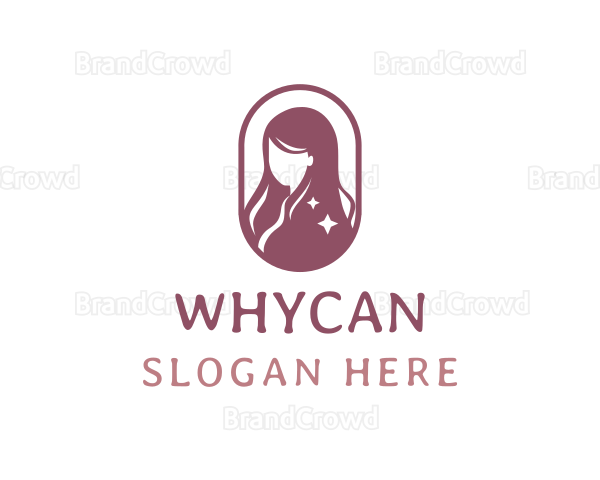 Starry Hair Woman Logo