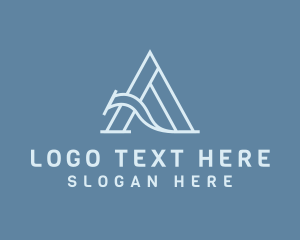 Airlines - Premium Swoosh Letter A logo design