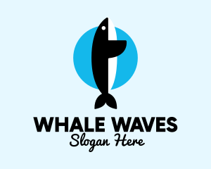 Killer Whale Waterpark  logo design