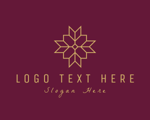 Scent - Elegant Geometric Flower logo design