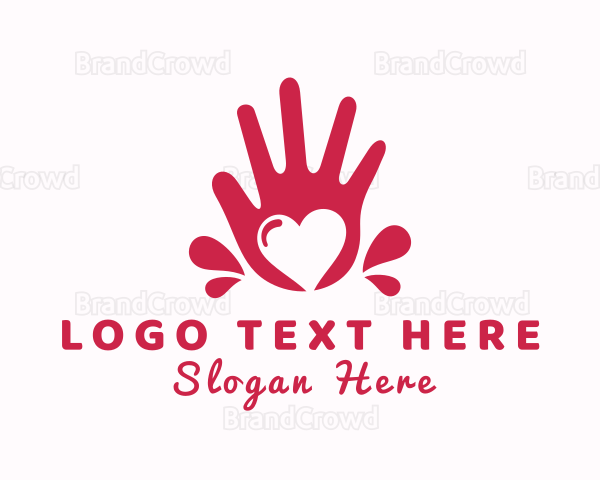 Heart Hand Care Logo