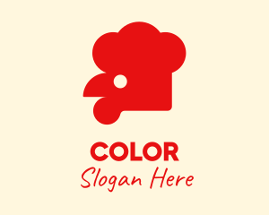 Chicken Nugget - Red Chicken Restaurant logo design