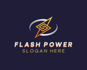 Lightning Power Charge logo design