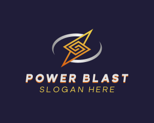 Lightning Power Charge logo design