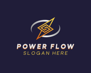 Lightning Power Charge logo design