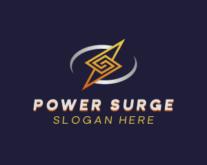 Charge - Lightning Power Charge logo design