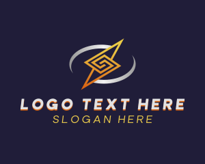 Electric - Lightning Power Charge logo design