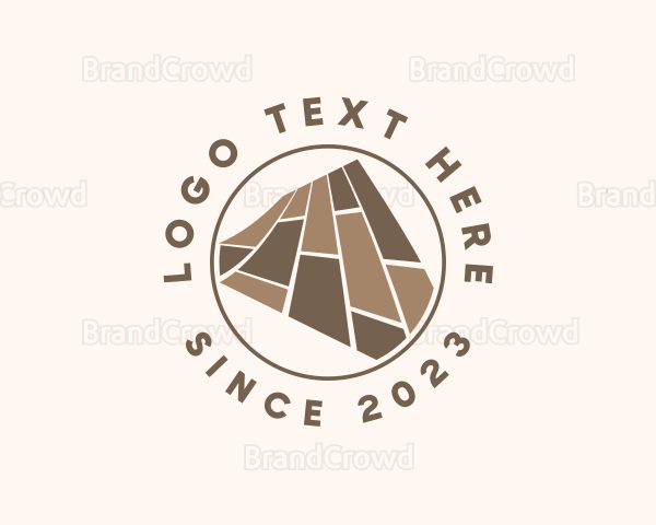 Wooden House Flooring Logo