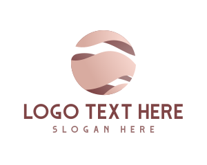 Agency - Abstract Swirl Globe logo design