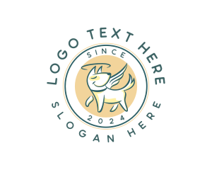 Pet Shop - Angel Dog Veterinary logo design