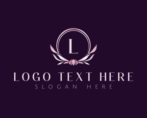 Stylists - Floral Wreath Decor logo design