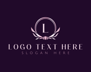 Vip - Floral Wreath Decor logo design