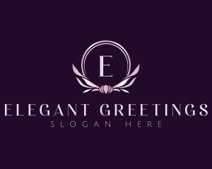 Floral Wreath Decor logo design