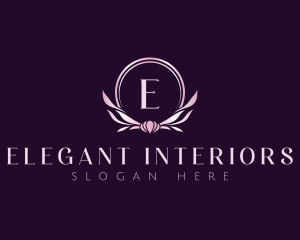 Floral Wreath Decor logo design