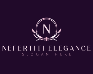 Floral Wreath Decor logo design