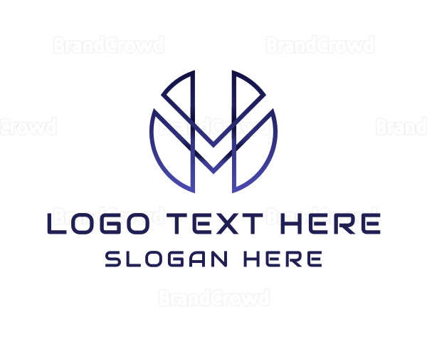 Generic Business Letter M Logo