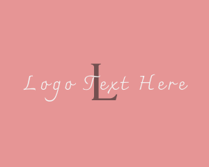 Letter Gh - Pink Elegant Beauty logo design