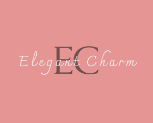 Pink Elegant Beauty logo design