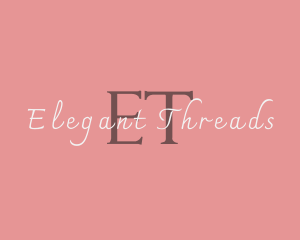 Pink Elegant Beauty logo design