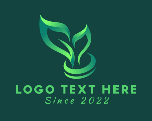 Tea - Garden Sprout Plant logo design