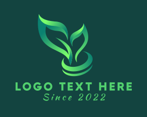 Natural Product - Garden Sprout Plant logo design