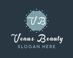 Beauty Waves Octagon logo design