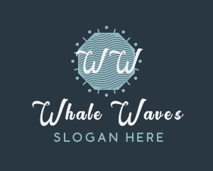 Beauty Waves Octagon logo design