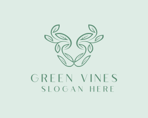 Vines - Herbal Leaf Vines logo design
