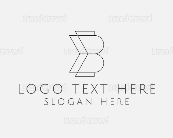 Fashion Designer Boutique Letter B Logo