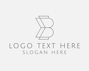 Fashion Designer Boutique Letter B logo design