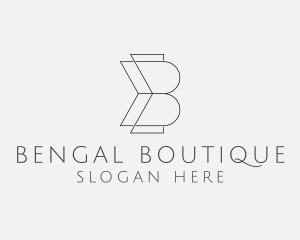 Fashion Designer Boutique Letter B logo design