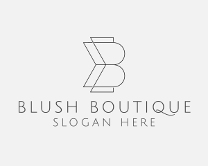 Fashion Designer Boutique Letter B logo design