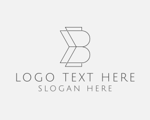 Wedding Planner - Fashion Designer Boutique Letter B logo design