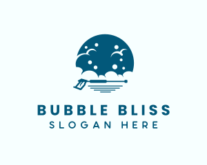 Bubbles - Pressure Washer Bubbles logo design