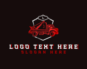 Tow Truck - Tow Truck Shield logo design