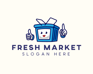 Market - Market Grocery Basket logo design