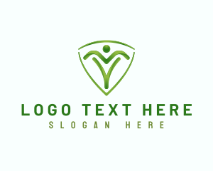 Shield - Human Community Foundation logo design