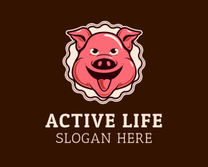 Meat - Hog Farm Breeder logo design