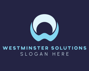 Clean Water Letter W logo design