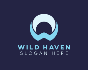 Clean Water Letter W logo design