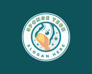 Sponge - Sponge Hand Wash Cleaning logo design