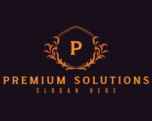 Premium elegant Wreath logo design