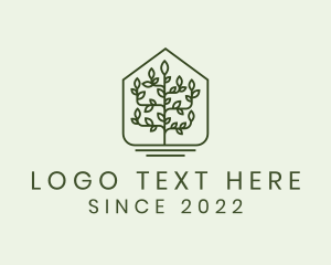 Agricultural - Organic House Plant logo design
