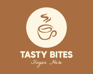 Mug - Hot Coffee Bean Cup logo design