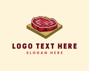 Beef - Deli Beef Steak logo design