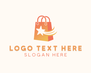 Bag - Star Shopping Bag logo design