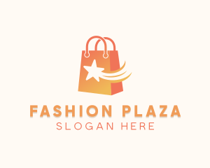 Mall - Star Shopping Bag logo design