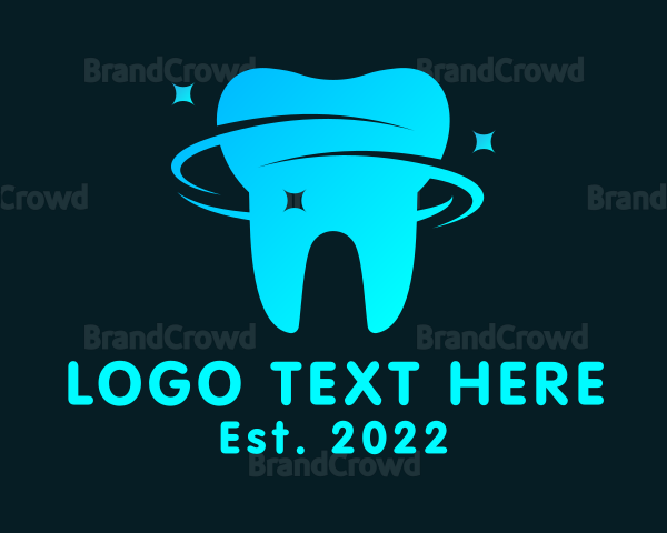 Dental Teeth Cleaning Logo