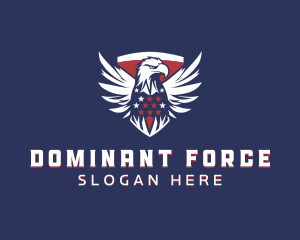 Eagle Patriotic Bird logo design