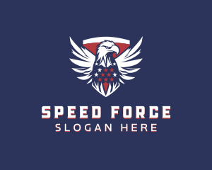 Eagle Patriotic Bird logo design